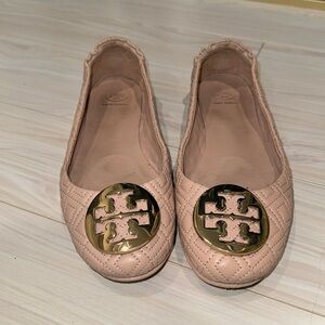 Tory Burch Minnie Ballet Flats - Flesh Pink (9.5)